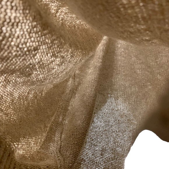 VINTAGE | Polo Ralph Lauren Silk / Linen Textured Crew - Sz Large - Picture 5 of 8